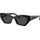 Ray-Ban Rb4430 Sonnenbrille Total Black Dunkelgrau S unregelmäßiges Gestell