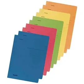 Falken Schnellhefter A4 Blau/Grün/Orange/Rot/Yellow 10 St.