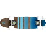 Ridge Unisex-Youth Cruiser Maple Holz Mini Number Three Skateboard, Weiß, 56 cm