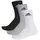 adidas Cushioned Crew Socken 3er Pack Medium Grey Heather / White / Black 49-51
