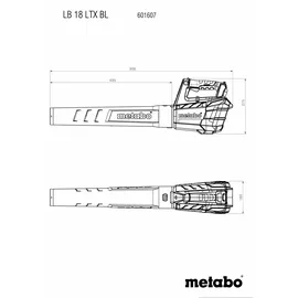 Metabo Akku-Laubbläser LB 18 LTX BL ohne Akku