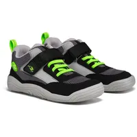 Affenzahn Vegan Cheerly mit Klettverschluss, Atmungsaktiv, Leicht, Flexibel in Größe 21-35 Panther - Grau 30 EU