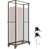 Vevor Klappbarer Stuhlständer 227 kg 60 Stühle