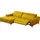 Egoitaliano "Suzette, Designsofa mit hohem Sitzkomfort", mit Recamiere, inkl. 1 elektronischen Relaxfunktion, L-Form gelb,