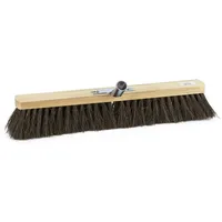 DEMA Arenga Besen Kehrbesen Arengabesen 50cm mit Metallhalter verzinkt