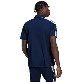 Adidas Squadra 21 Polo Shirt, Team Navy - White, M