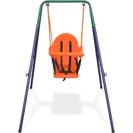 vidaXL Schaukelset mit Sicherheitsgeschirr orange
