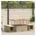 vidaXL Garten Essgruppe 3-tlg. Beige