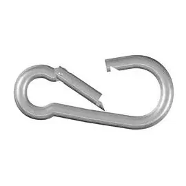 Dörner + Helmer 4815114 Karabinerhaken galvanisch verzinkt 120 mm 6 St.