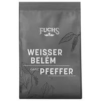 Fuchs Gewürze - Weißer Belém Pfeffer ganz | 36 g Nachfüllbeutel