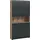 WELLTIME Stauraumschrank WELLTIME "FLORENZ, Höhe 185 cm, 4 oder 6 Türen, viel Stauraum", grau (nox oak nb, schwarz matt), B:90cm H:185cm T:30cm, Holzwerkstoff, MDF, Schränke, Stauraumschrank, hochwertige MDF Front, Griff schwarz, Badschrank, Bad