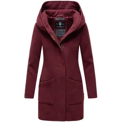 MARIKOO Damen Hochwertiger Wintermantel Mantel Trenchcoat Mit Kapuze Maikoo