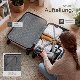 Tectake Talia Koffer-Set 3-tlg. beige