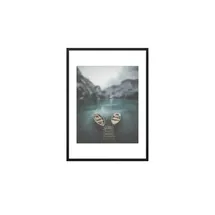 Möbel Kraft Iceland Bilderrahmen schwarz 50x70 cm 1 St.