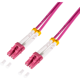 Logilink FC4LC15 Glasfaser LWL Anschlusskabel [1x LC/UPC-Stecker - LC/UPC, 15 m (15 m), Netzwerkkabel