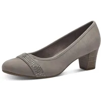 Jana Damen Pumps mit Glitzerdetails Vegan, Braun (Stone), 36 EU