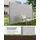 Songmics Seitenmarkise 152 x 11,5 cm grau Stahl