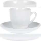 Esmeyer Espressotasse Bistro 0,1 l Weiß 6 St.