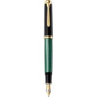 Pelikan Souverän M800 schwarz/grün, RH, breit, Geschenkbox (995720)