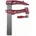 PIHER Schraubzwinge Metall rot