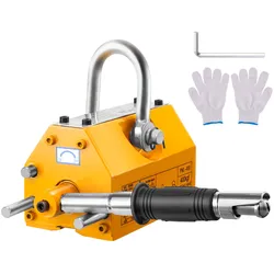 VEVOR Magnetheber, 880 lbs / 400 kg Zugkapazität, 2,5 Sicherheitsfaktor, Neodym & Stahl, Hebemagnet mit Freigabe, Permanent-Hebemagnete, Schwerlastmagnet für Hebe, Ladenkran, Block, Brett