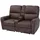 Mendler 2er Kinosessel HWC-K17 Stoff/Textil 157 x 102 x 0 cm Braun mit Liegeposition