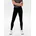 Skinny Fit in Schwarz mit offenem Saum-XS-L30