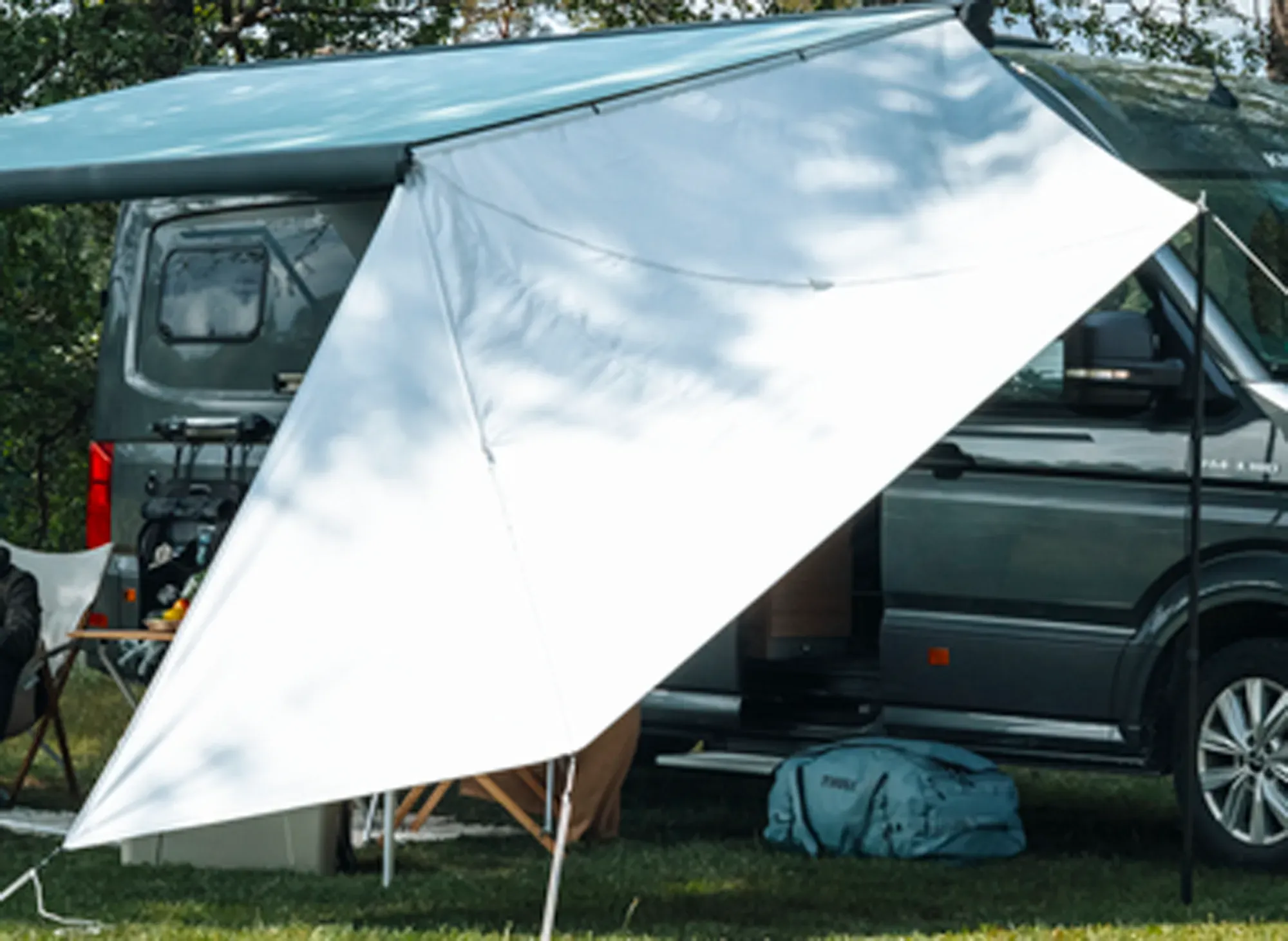 Thule Subsola Side Pack Seitlicher Sicht- und Wetterschutz modular für Markisen 2,0 Meter