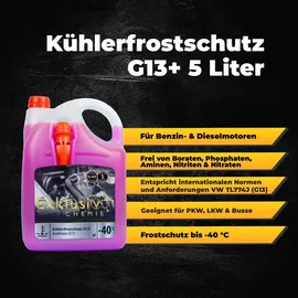Exklusiv Chemie G13 Kühlerfrostschutz Violett 5 l
