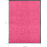 vidaXL Fußmatte 90 x 120 cm Rosa