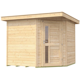 Weka Gartenhaus 229 A 2,39 x 2,35 m natur