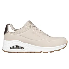 SKECHERS Uno Shimmer Away Damen Beige 42
