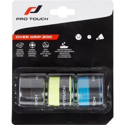 Pro Touch Griffband Over Grip 200 - Schwarz/Gelb/Blau - STK
