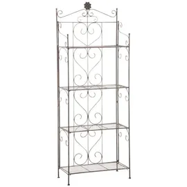 TPFGarden Standregal Lenna 160 x 60 x 30 cm Braun