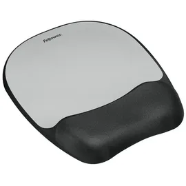 Fellowes Mousepad mit Handgelenkauflage Memory Foam silber