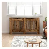 vidaXL Heizkörperabdeckung Altholz 152 x 19 x 81,5 cm