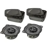 tomzz Audio Retro Look Aufbau Lautsprecher-Satz bunt