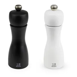 Peugeot Tahiti Pfeffermühle 15 cm Weiß/Schwarz befüllt