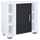 VCM Waschbeckenunterschrank Zalo 30,4 x 57,7 x 60 cm Schwarz