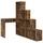 vidaXL Eck-Schreibtisch Geräucherte Eiche 101,5 x 149,5 x 149,5 cm