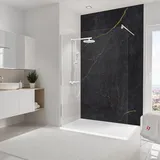 Schulte Duschrückwand Grau/Gold