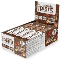 PHD Smart Bar Plant Proteinriegel Vegan - Pflanzlicher Eiweissriegel — Zuckerarm, Hoher Proteingehalt - Peanut Brownie