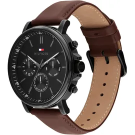 Tommy Hilfiger Multifunktionsuhr TYSON Leder 40 mm 1710704