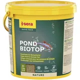 Sera Pond Biotop 3,8 L (1,7 kg) | Biotopfischfutter aus nachhaltigem Insektenmehl | Teichfutter | Goldfischfutter