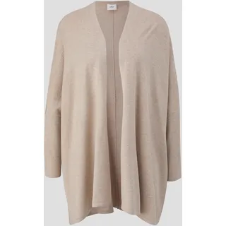 S.Oliver - Offene Strickjacke im Loose Fit, Damen, Beige, L