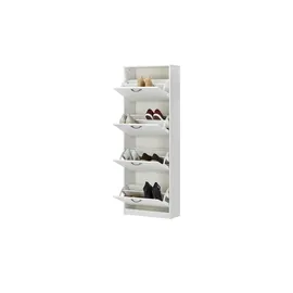 Möbel Kraft Schuhkipper 58 x 162 x 25 cm weiß