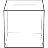 Dous Klare Spardose, Nicht zu öffnende große Spardose, at Sparschwein für echtes Geld Dollar Sparschwein Acryl Bank Jar Clear Box