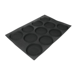 SCHNEIDER AIR Hamburger Backform, Gebäckform für Hamburger, wie auch Feingebäck, Durchmesser: 125 mm