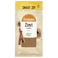 Ostmann Gewürze - Zimt gemahlen | Im kleinen, wiederverschließbaren Beutel | Platzsparend, ideal für Reisen | Zimtpulver für Süßspeisen und orientalische Gerichte | 15 g im Zip-Beutel