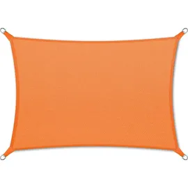 casa pura Wasserabweisendes Sonnensegel rechteckig 500 x 700 cm Orange